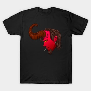 Smoking demon T-Shirt